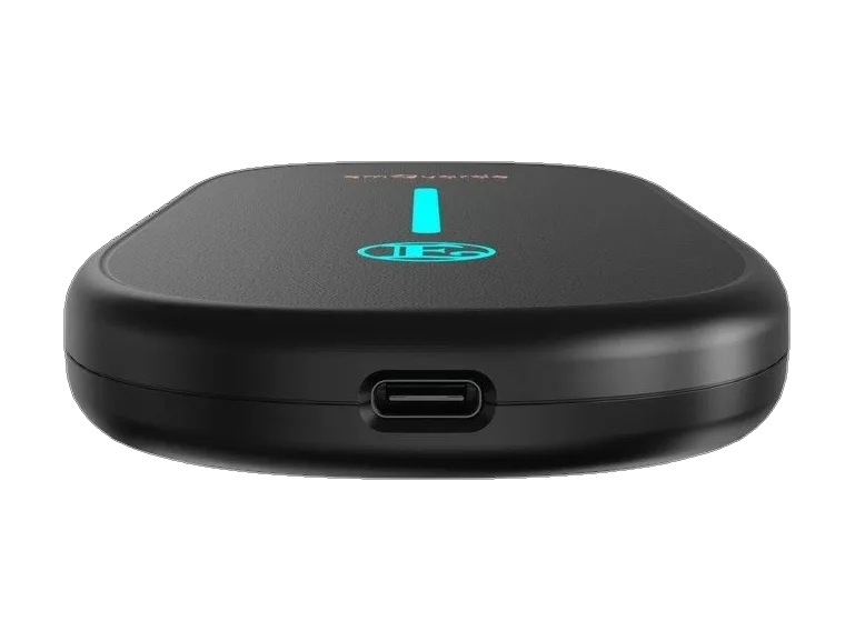 emGuarde Go portable radiation harmoniser, USB-C charging port